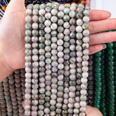 Lucky Jade Round Bead Natural Crystal Gemstone Różne rozmiary korali