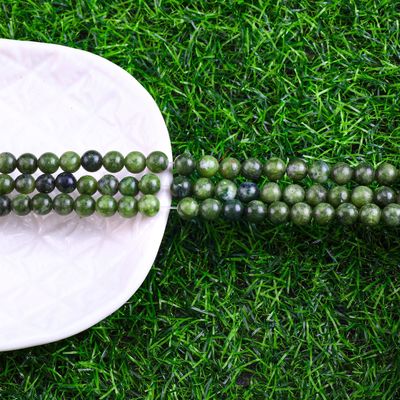 Southern Jade Round Bead Natural Crystal Gemstone Różne rozmiary korali