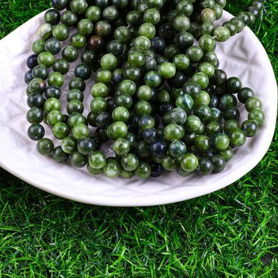 Southern Jade Round Bead Natural Crystal Gemstone Różne rozmiary korali