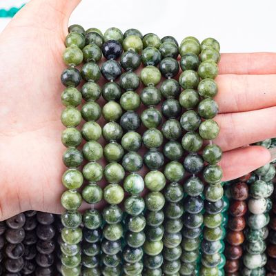 Southern Jade Round Bead Natural Crystal Gemstone Różne rozmiary korali