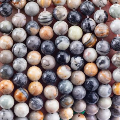 8mm naturalne koraliki z kamienia szlachetnego Picasso Kryształowe koraliki do robienia biżuterii