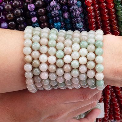 She Tai Jade Round Bead Natural Crystal Gemstone Różne rozmiary korali