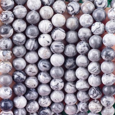 8 mm naturalny mapy kamienia kamienia szlachetnego koraliki z kryształowego kamienia uzdrawiające koraliki z kamienia kryształowego do produkcji biżuterii