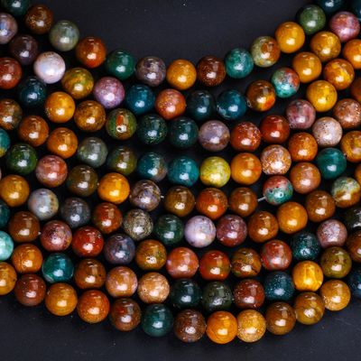 8mm Naturalny Ocean Stone Gemstone Perles Healing Crystal Stone Perles do robienia biżuterii