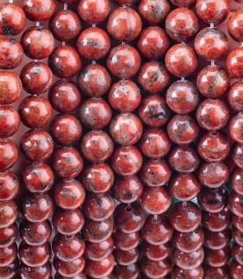 Naturalne 8mm Semi Precious Sesam Jasper Luźne koraliki do robienia biżuterii