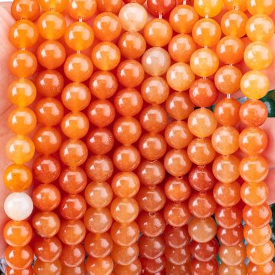 Naturalny Czerwony Aventurine Semi Drogocennego Kryształowych Krągów Do Produkcji Biżuterii
