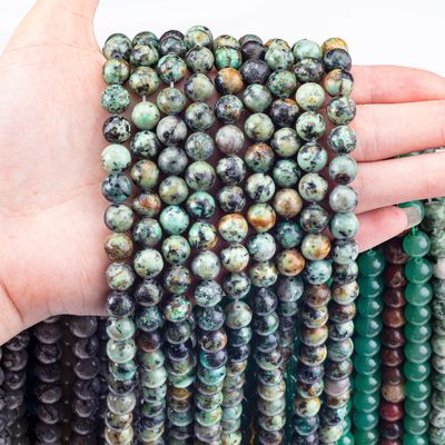 Ręcznie robione biżuteria robienie 8mm Africian Turquoise Crystal Beads Luźne kamienie szlachetne