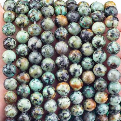 Ręcznie robione biżuteria robienie 8mm Africian Turquoise Crystal Beads Luźne kamienie szlachetne