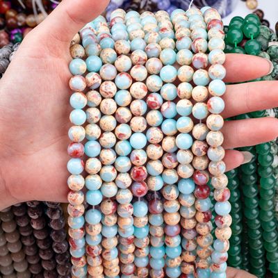 Kamienie półszlachetne Kamienie Shoushan Jasper Losowe struny koralików Snakeskin Kamień do robienia biżuterii