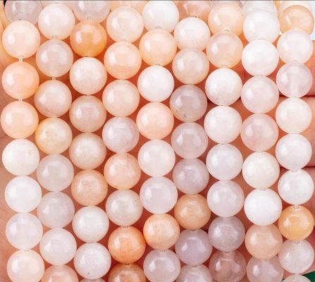 2 mm Różowe Aventurine Semi-Precious Gem Beads Okrągły kształt