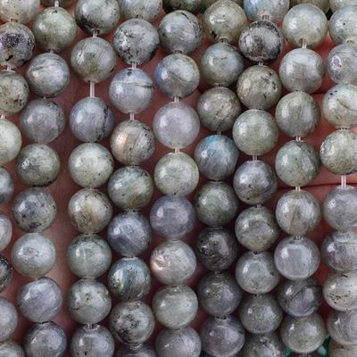 8mm Labradorite Perły z kamienia szlachetnego Perły z kryształowego kamienia do robienia biżuterii