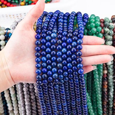 8mm Czarny lapis lazuli kamienie szlachetne koraliki Kryształowe koraliki do robienia biżuterii