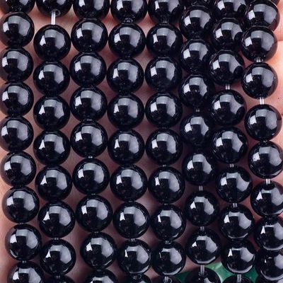 8mm Czarny onyks kamienie szlachetne koraliki Kryształowe koraliki do robienia biżuterii