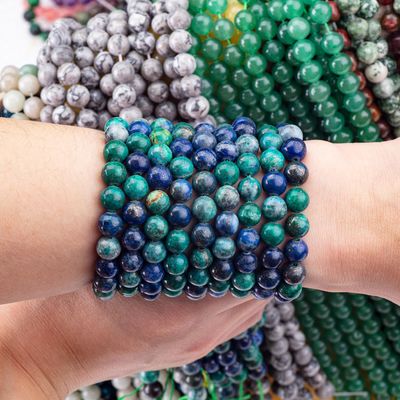 8mm Kolorowe Lapis Lazuli Szlachetne Kamienie Perły Kryształowe Perły Do Wytwarzania biżuterii