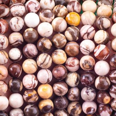 8 mm austriacka zebra jasper koraliki z kamienia szlachetnego koraliki z kryształowego kamienia do robienia biżuterii