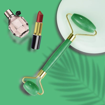 Masaż twarzy 100% naturalny kryształowy zielony Aventurine Face Jade Roller