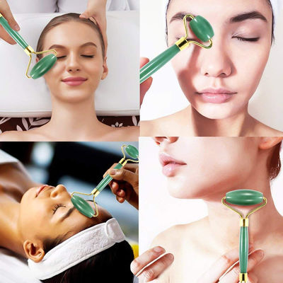 Masaż twarzy 100% naturalny kryształowy zielony Aventurine Face Jade Roller