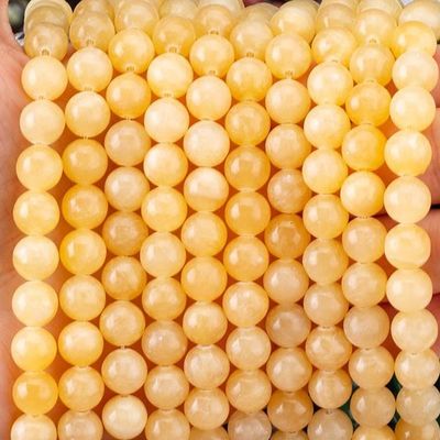 8 mm lżejsze miód Jade kamienie szlachetne koraliki Kryształowe koraliki do robienia biżuterii