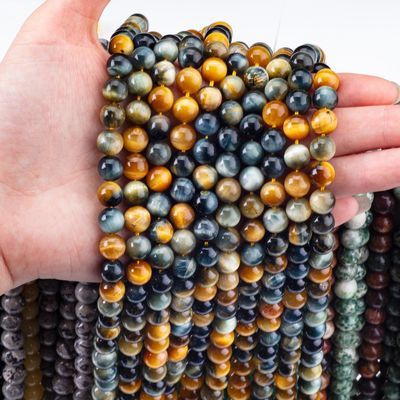 8mm Dream Tiger Eye Szlachetne koraliki Kryształowe koraliki do robienia biżuterii
