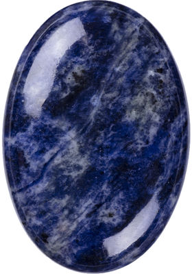 Naturalny Polerowany Sodalit Palm Stone Sodalite Pocket Gemstone Sodalite Worry Stone Do łagodzenia stresu Dekoracja domu