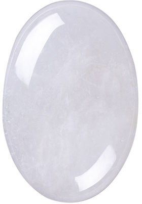 Naturalny Jasny Kwarc Palm Stone Unisex Owalny Jasny Kwarc Stone Do Reiki Energii Chakry Medytacja Likwidacja lęku