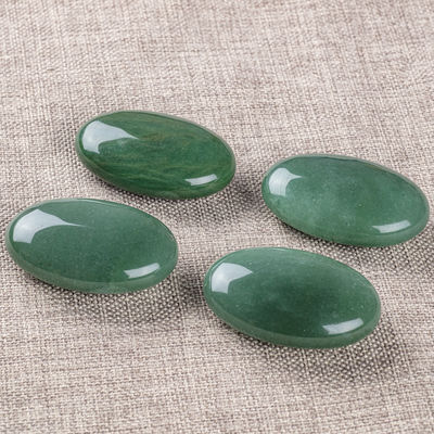 Naturalny Polerowany Zielony Aventurine Palm Stone Zielony Aventurine Kieszonkowy Martwienie Klejnot Dla Redukcji Stresu Dekoracja Domu