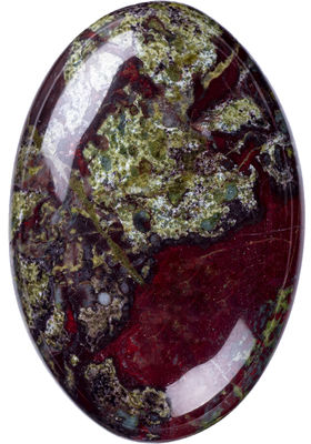 Naturalny Dragon Bloodstone Owalny Kamień Rzemiosłowy Dragon Bloodstone Palm Gemstone do dekoracji domu