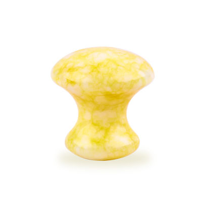 Żółty Jade Crystal Guasha Board dla osobistej opieki zdrowotnej