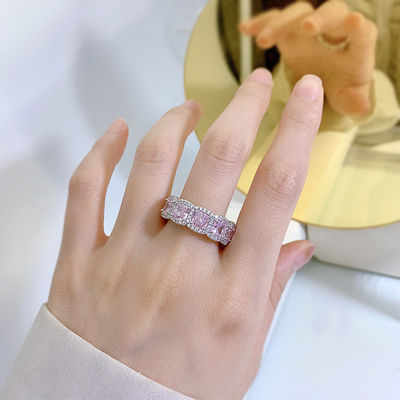 Deluxe Yellow Gemstone ślubne i zaręczynowe pierścienie na imprezę