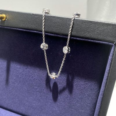 Błyskotliwy 925 Sterling Silver Moissanite Diamentowa bransoletka kobiety