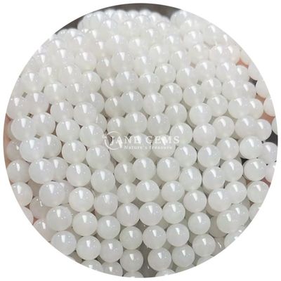 Sprzedaż hurtowa Krągłe koraliki z naturalnego kamienia Krągłe luźne koraliki z kamienia szlachetnego Akcesoria 8mm Akwamarin Luźne koraliki do biżuterii DIY