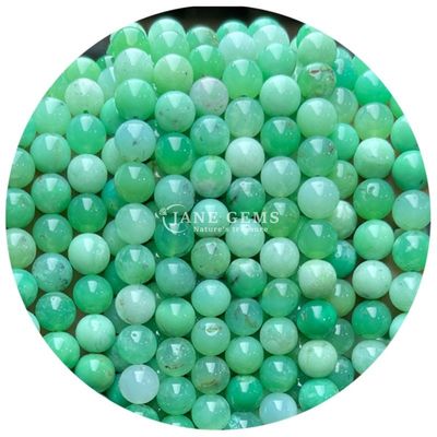 Sprzedaż hurtowa Krągłe koraliki z naturalnego kamienia Krągłe luźne koraliki z kamienia szlachetnego Akcesoria 8mm Akwamarin Luźne koraliki do biżuterii DIY