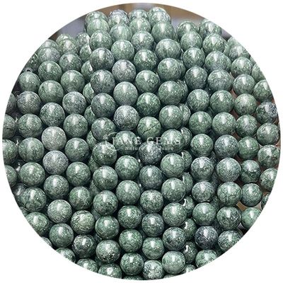 Sprzedaż hurtowa Krągłe koraliki z naturalnego kamienia Krągłe luźne koraliki z kamienia szlachetnego Akcesoria 8mm Akwamarin Luźne koraliki do biżuterii DIY