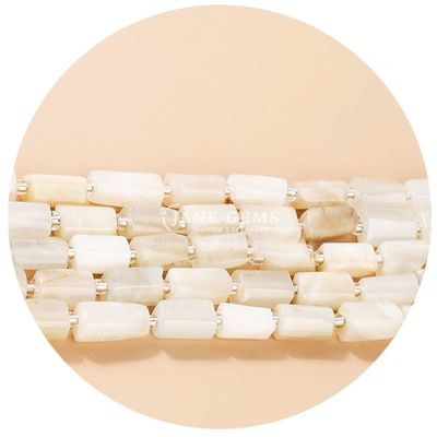 Sprzedaż hurtowa Natural Crystal Gemstone Cylinder Shape Beads Agate Cylinder Loose Bead Accessories for DIY Jewelry Making