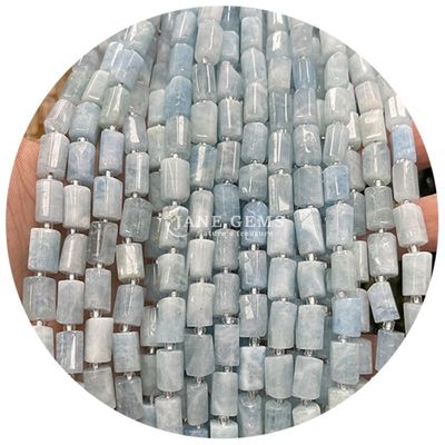 Sprzedaż hurtowa Natural Crystal Gemstone Cylinder Shape Beads Agate Cylinder Loose Bead Accessories for DIY Jewelry Making