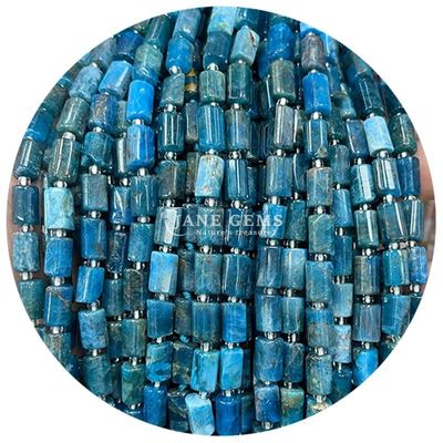 Sprzedaż hurtowa Natural Crystal Gemstone Cylinder Shape Beads Agate Cylinder Loose Bead Accessories for DIY Jewelry Making