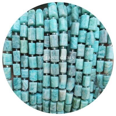 Sprzedaż hurtowa Natural Crystal Gemstone Cylinder Shape Beads Agate Cylinder Loose Bead Accessories for DIY Jewelry Making