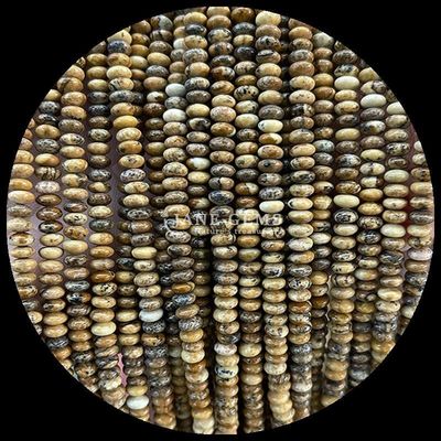 Naturalny kryształ kamienia szlachetnego Rondelle Abacus kształt Amazonite Tiger Eye Luźne struny korali do bransoletek do jogi