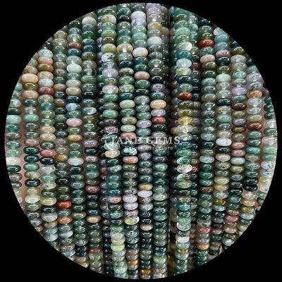 Naturalny kryształ kamienia szlachetnego Rondelle Abacus kształt Amazonite Tiger Eye Luźne struny korali do bransoletek do jogi
