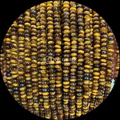 Naturalny kryształ kamienia szlachetnego Rondelle Abacus kształt Amazonite Tiger Eye Luźne struny korali do bransoletek do jogi