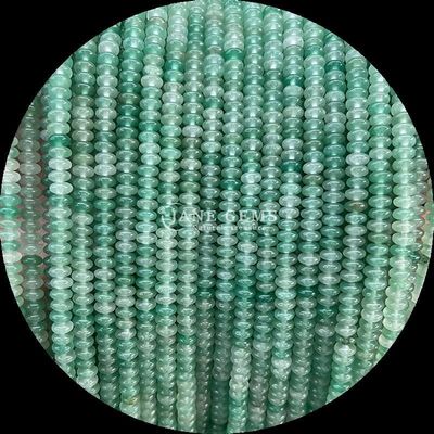 Różne kamienie szlachetne Rondelle Abacus Form Sodalite Green Aventurine Loose Bead Strands do projektowania biżuterii