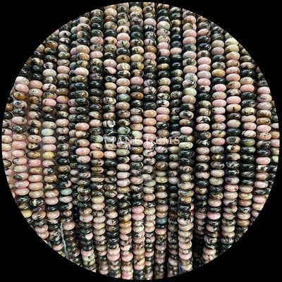 Różne kamienie szlachetne Rondelle Abacus Form Sodalite Green Aventurine Loose Bead Strands do projektowania biżuterii