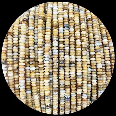 Gems Bead Customized Size Rondelle Abacus Shape Gemstone Crazy Agate Aquamarine Loose Bead Strands do produkcji biżuterii