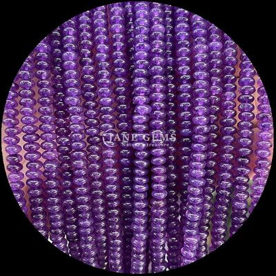 Gems Bead Customized Size Rondelle Abacus Shape Gemstone Crazy Agate Aquamarine Loose Bead Strands do produkcji biżuterii