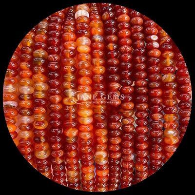 Zastosowany rozmiar kamienie szlachetne koralik Rondelle Abacus kształt kamienie szlachetne Carnelian Jasny kwarc Luźne struny korali do robienia biżuterii