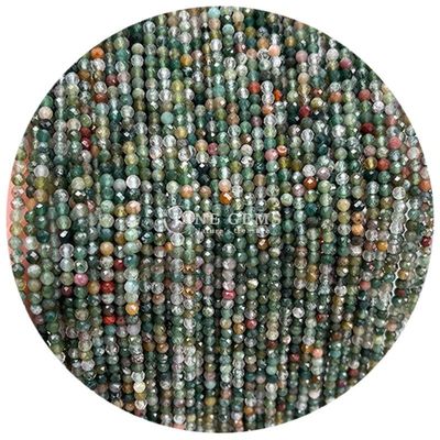 Gems Bead Natural Crystal Faceted Round Shape Small Loose Bead Strands dla bransoletek