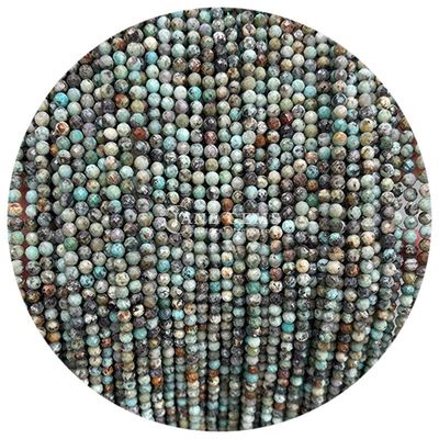 Gems Bead Natural Crystal Faceted Round Shape Small Loose Bead Strands dla bransoletek