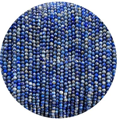 Kamienie szlachetne koralik naturalny kryształ o okrągłym kształcie Mały lapis lazuli ametysta Luźne struny korali do bransoletek
