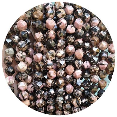 Sprzedaż hurtowa naturalnego kryształu kamienia szlachetnego z fasetowanymi koralikami z fasetowanymi luźnymi koralikami z kamienia Akcesoria Rombus Bead Spacer do biżuterii