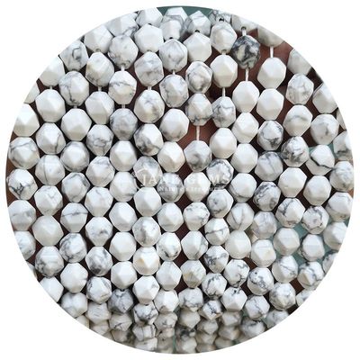 Sprzedaż hurtowa naturalnego kryształu kamienia szlachetnego z fasetowanymi koralikami z fasetowanymi luźnymi koralikami z kamienia Akcesoria Rombus Bead Spacer do biżuterii